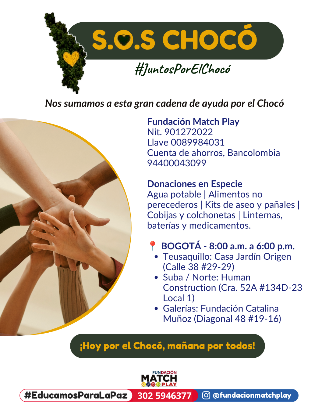 Jóvenes líderes en la Cumbre Juvenil de Liderazgo para la Paz en Quibdó, Chocó