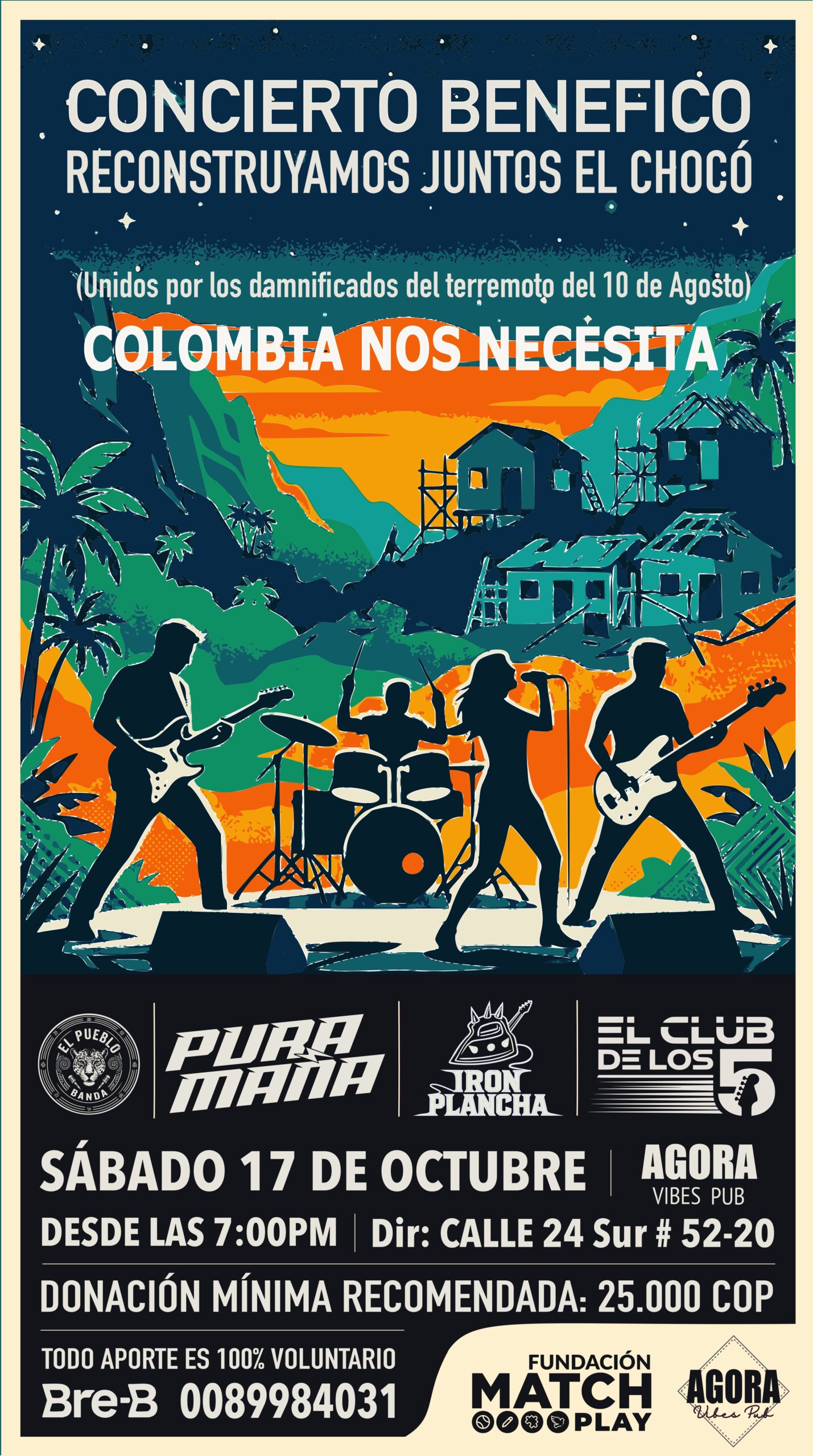Póster oficial del Viaje a Chocó